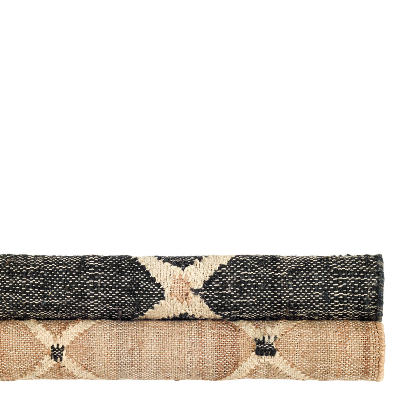 Dash and Albert Rugs Kali Black Handwoven Jute Rug & Reviews Perigold